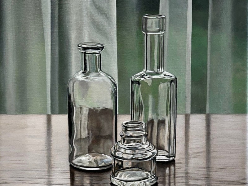 Three Glass Bottles