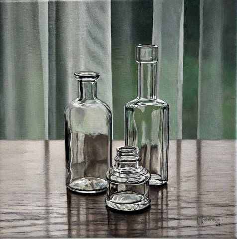 Three Glass Bottles